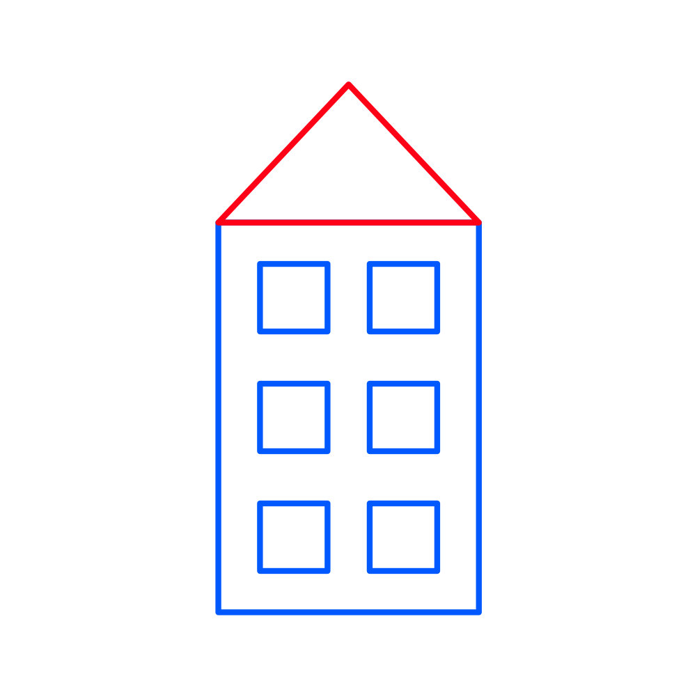 How to Create a Mono-Line Cityscape in Affinity Vector Studio. A Follow-Along Tutorial Using Simple Shapes & Clean Lines. Building 2d