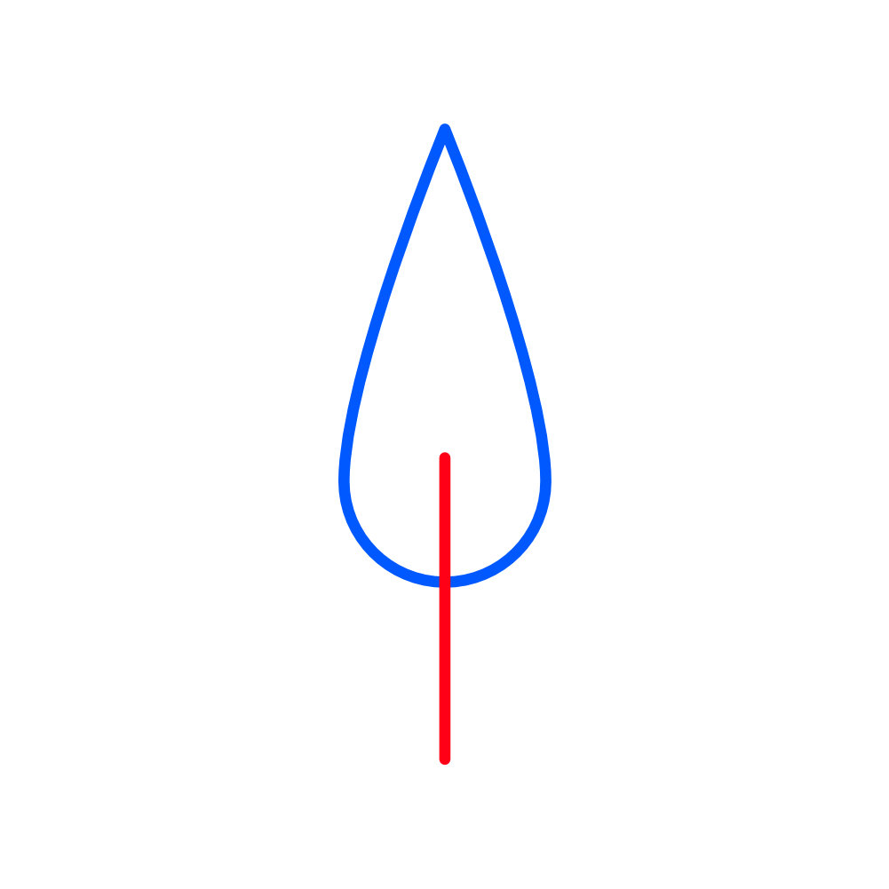 How to Create a Mono-Line Cityscape in Affinity Vector Studio. A Follow-Along Tutorial Using Simple Shapes & Clean Lines. Trees 3b