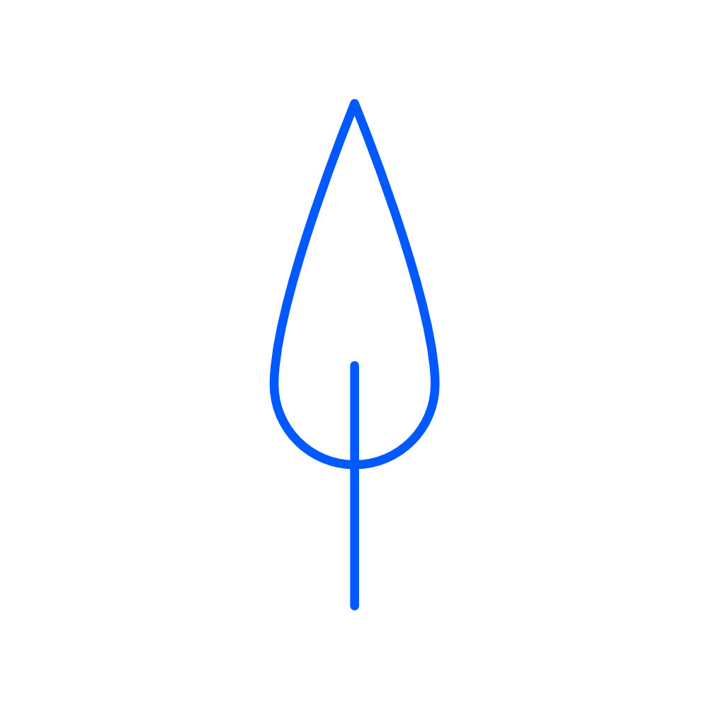 How to Create a Mono-Line Cityscape in Affinity Vector Studio. A Follow-Along Tutorial Using Simple Shapes & Clean Lines. Trees 3c