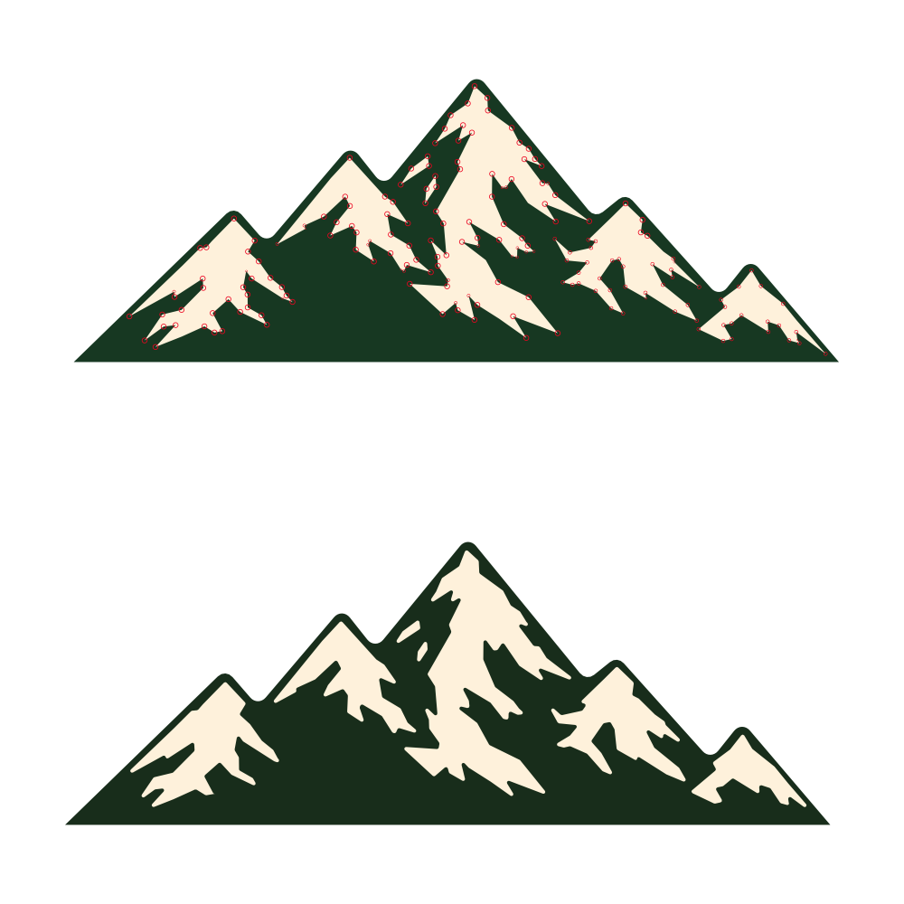 Create a Wilderness Badge Design Using Vecteezy Assets (Affinity: Vector Persona-Follow Along Tutorial) snow 01